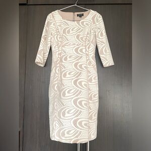 Tahari sheath lace dress - size 0